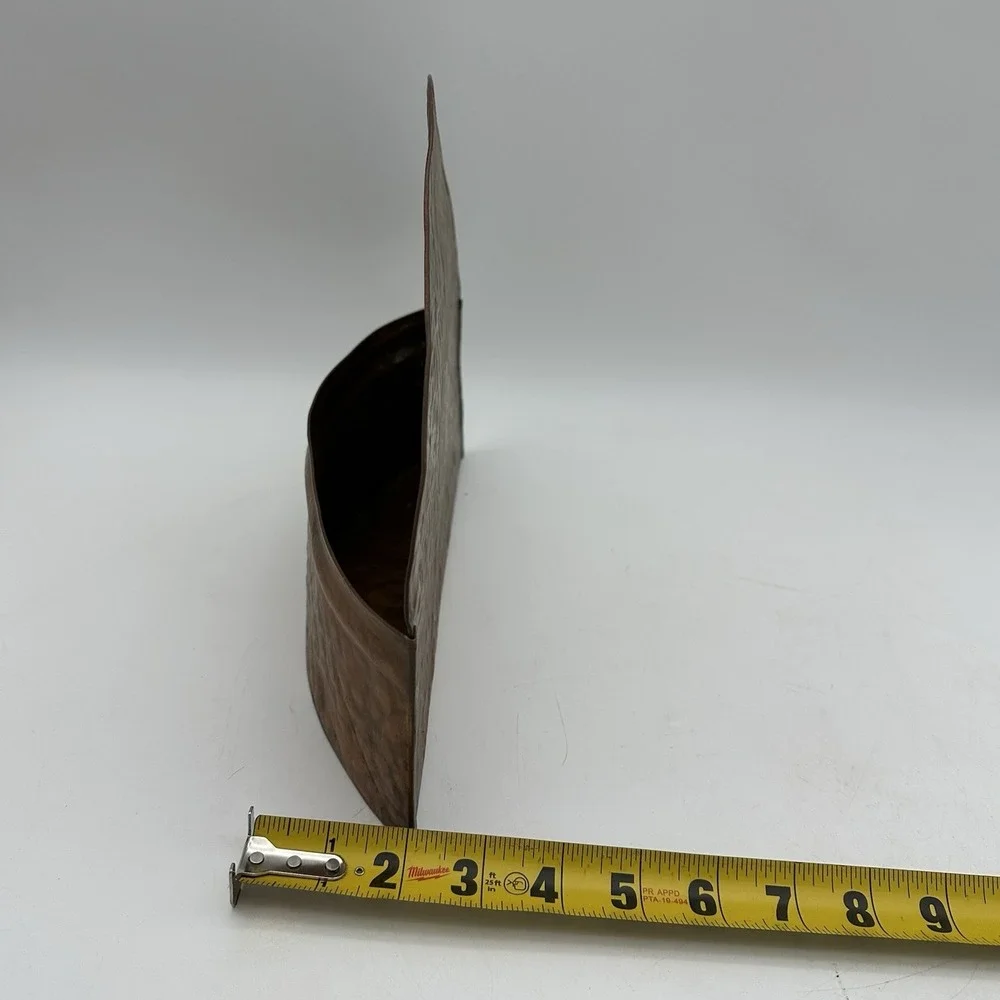 Vintage Hammered Copper Mail/Letter Holder 10